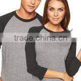 Next Level Apparel Tri-Blend Unisex 3/4 Raglan Sleeve Tee - Made From 50% Polyester, 25% Cotton and 25% Rayon thumbnail-1