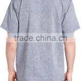 2017 High Quality Custom Linen Cotton Pajama Shirt Men Sexy Pajamas Sleepwear in Pyjamas Wholesale thumbnail-2