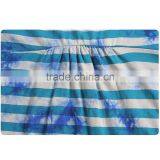 Young Girls Popular Good Sale Short Sleeve Splash-ink Colorful Striped Dress Shirt thumbnail-6