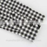 2017 Spread Collar Gingham Check Men's Flannel Shirts thumbnail-2