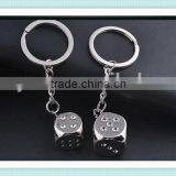 3D Dice Keychains Novelty Metal Keyrings Gifts thumbnail-5