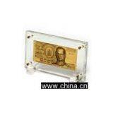 Thailand Gold Banknote Acrylic Base thumbnail-1