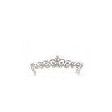Engagement,bridal Jewelry Crystal Tiara SJ0557 With 925 Sterling Silver,gold Material thumbnail-1