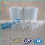 62s/2 62s/3 Bright Raw White Plastic Cone 100% Virgin Spun Polyester Yarn thumbnail-1