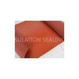 Red Silicone Glass Fibre Cloth For Heat Insulation , 850G/sp.m 5% thumbnail-1