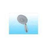 Chrome Plastic Multi Function Shower Head , Water Saving Shower Head