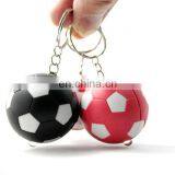 New Type Mini Footall Keychain Led Ball Keyring Football Led Keychain