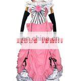 Fantasia Anime Lolita-Custom Made Black Butler Kuroshitsuji Ciel Phantomhive Pink Lolita Dress Anime Cosplay Costume C0282 thumbnail-2