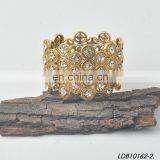 Immitation Rhodium Crystal Stretch Bracelet thumbnail-2