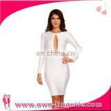 Fashion Long Sleeve Club Bandage Women Sexy Dress thumbnail-5