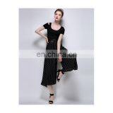 New Fashion Dress Temperament Strip Pattern Empire Loose Pants for Women Wear thumbnail-2