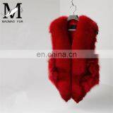 2017 Fashionable Women Real Fur Sleeveless Coat Women Genuine Fox Fur Vest thumbnail-4