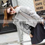 2016 Fashionable Women Genuine Sheep Fleece Jacket thumbnail-3