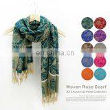 Woven Rose Scarf thumbnail-1