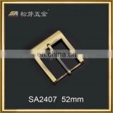 OEM customized zinc alloy gold plated strap buckle