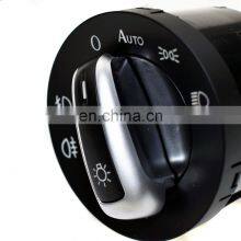 Free Shipping!5ND941431B for VW GOLF CC Tiguan MK5 Chrome Car Headlight Switch Control New thumbnail-5