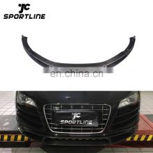Cars Carbon Fiber Front Bumper Lip Spoiler for Audi R8 V8 V10 GT