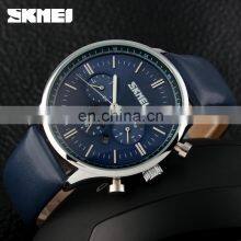 Luxury Goods Skmei 9117 Japan Movt Stainless Steel Back Sr626sw Luxury Leather Watch Strap thumbnail-4