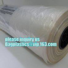 Garment Cover, Clear Poly Dry Cleaning Bags, Disposable Garment Bags, Custom Poly Bags, Garment Packaging Bag Cover Dry Clean Poly Garment Bag Rolls,laundry Dry Cleaning Garment Bag,Clear Polythene 21x4x54'',