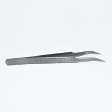Precision Fine Stainless Steel Fine Eyelash Tweezers Sharp Tip Electron Microscope Laboratory Electron Microscope Clip ST-17 Textured thumbnail-4