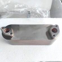 Construction machinery parts Stainless steel oil cooler core D18-002-30 for 6114B engine