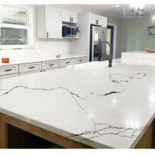 Code：1127，Calacatta Artificial Stone Quartz Slab Kitchen Countertops thumbnail-3