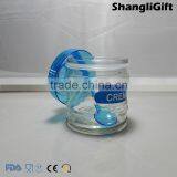 330ml Cylinder Glass Jar Glass Spice Bottles Three A Set With Scoop thumbnail-6