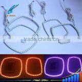 RGB Multi-Color LED Angel Eyes Halo Rings Kit For 2011-2014 Dodge Charger With Remote thumbnail-1