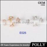 Hot Sale Women Style 14k Solid Gold Earring Yellow Gold Jewelry Wholesale thumbnail-4