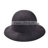 New Arrival Casual Vintage Elegant Lady Women Wide Brim Fedora Real Wool Hat thumbnail-2