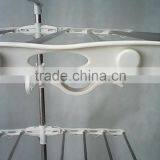 Folding Stainless Steel 3 Tiers Sliding Clothes Rack thumbnail-6