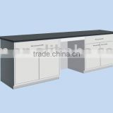 All steel laboratory side bench/table/lab furniture/lab side bench