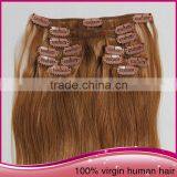 2015 Cheap Clip In Colored Hair Extension Straight Brazilian Human Hair Extension thumbnail-6