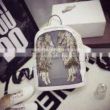 Korea Fashion Paillette Women Leather Backpack Outdoor Bag thumbnail-1