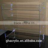 GH-RZ551 Smooth and Shinning Fashional Design Clear Acrylic Dispaly Rack ,top Grade Acrylic Display Rack thumbnail-5