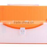 Stationery Office Use A4/FC Colorful Transparent Plastic Wallet PP Folding Plastic Wallet thumbnail-5