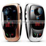 Automotive Bluetooth Hands-free Car Charger, MP3 Player Double Port USB Car Charger