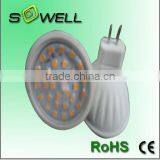 Gu5.3 4w 220-240V 2835SMD 21pcs 50*H54mm Aluminum+plastic LED Spot Lamps