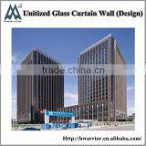 Fashion Design Unitized Glass Curtain Wall With High Quality
