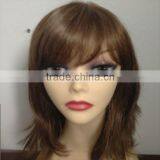 Middle Long Hair Wig With Side Swept Bangs thumbnail-1