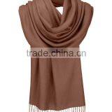 Pink Color Ladies Pashmina Scarf thumbnail-1