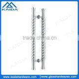 China Professional polish Stainless steel glass Door pull handle With High Quality