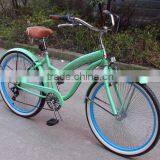 Popular High Grade Rear 7speed Beach Bicycles