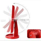 Touch Sensor Free Rotating LED Lighted Cosmetic Mirror Stand thumbnail-6