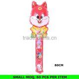 Wholesale Mini Round Shape Chirismas Santa Claus Mylar Inflatable Clap Stick Balloon thumbnail-3