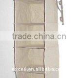 112077X-Jute Section Hanging Bag & Garment Rack
