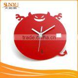 Clear /Color Acrylic Wall Clock With Interesting Shape thumbnail-1