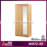 W972-49 household furniture wardrobe cabinet with mirror