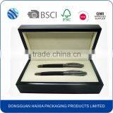 2016 Glossy Lacquer Luxury Wooden Pen Box for 2 Pens