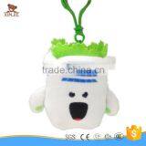 Lovely Plush Building Shape Keychain Toy Customize Soft Keychain Toy